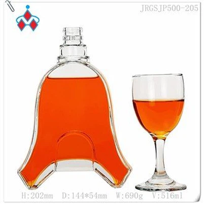 Einzigartige Glasflasche